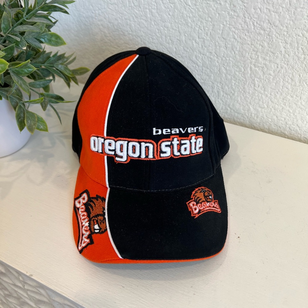 Oregon State Beavers Black and Orange Cap
